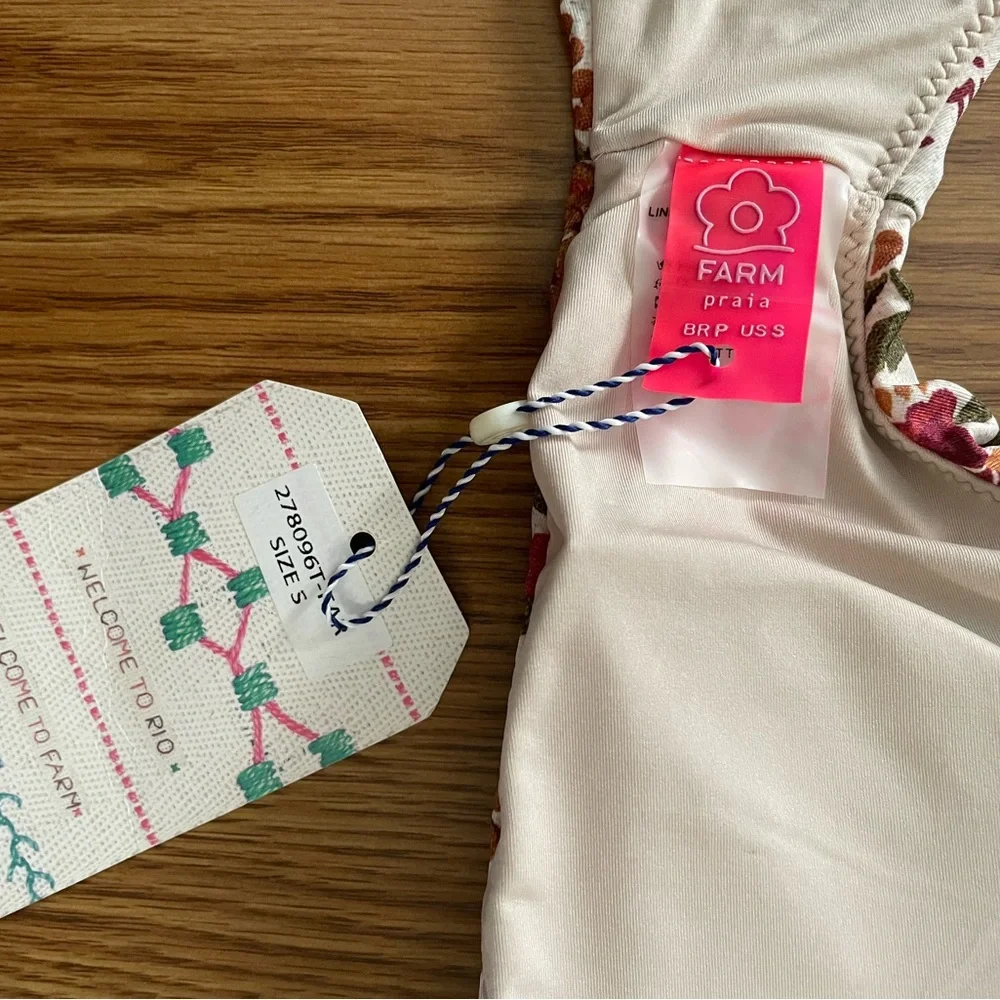 FARM Rio Ruffled bikini NWT - Picture 7 of 10